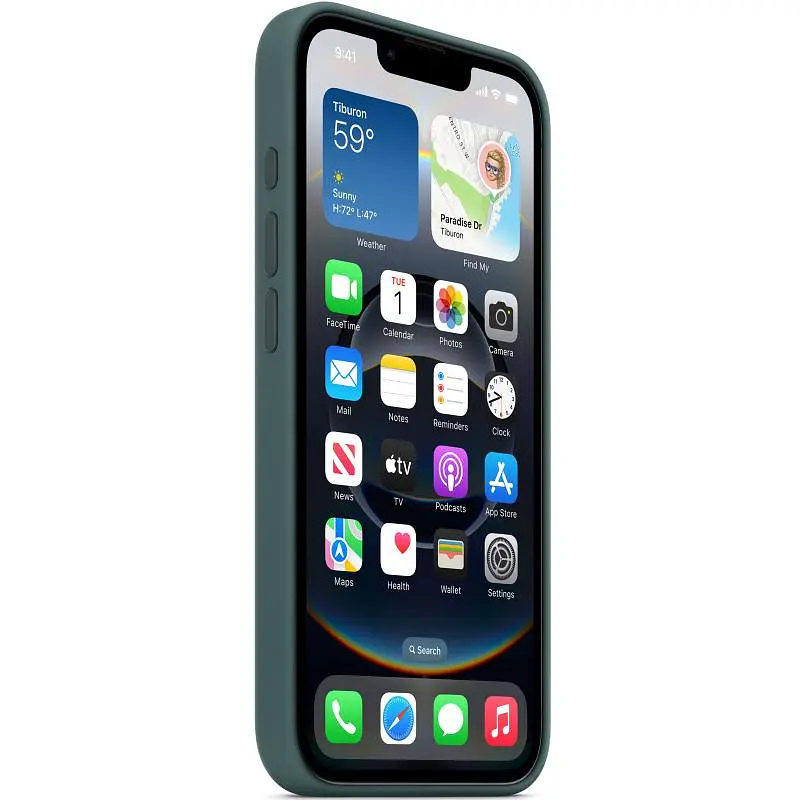 Чохол Epik Silicone case AAA with Magsafe для Apple iPhone 16e 6.1 Lake Green - фото 2