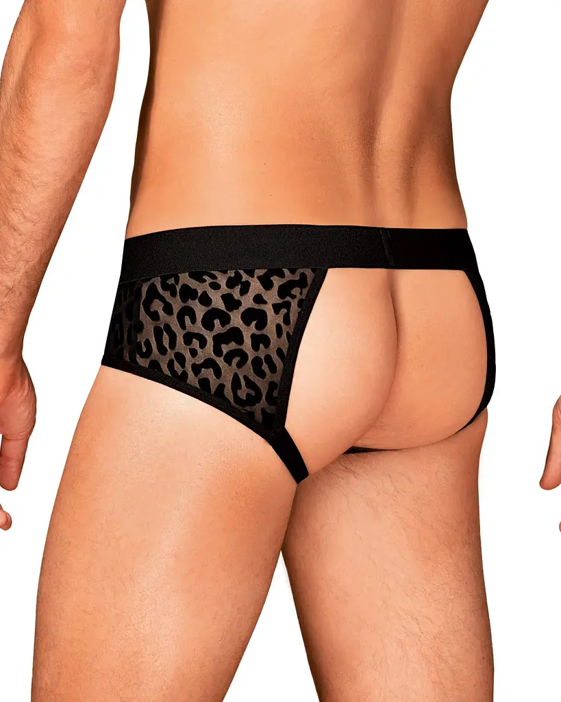 Чоловічі труси Obsessive Azmeron Jockstrap S/M чорний - фото 3