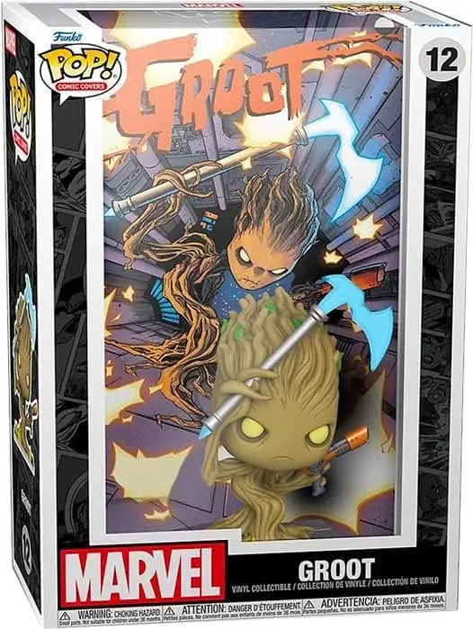 Фігурка Funko Pop Marvel Comic Cover Обкладинка Коміксу Groot 10 см FP MCC G 12 - фото 3