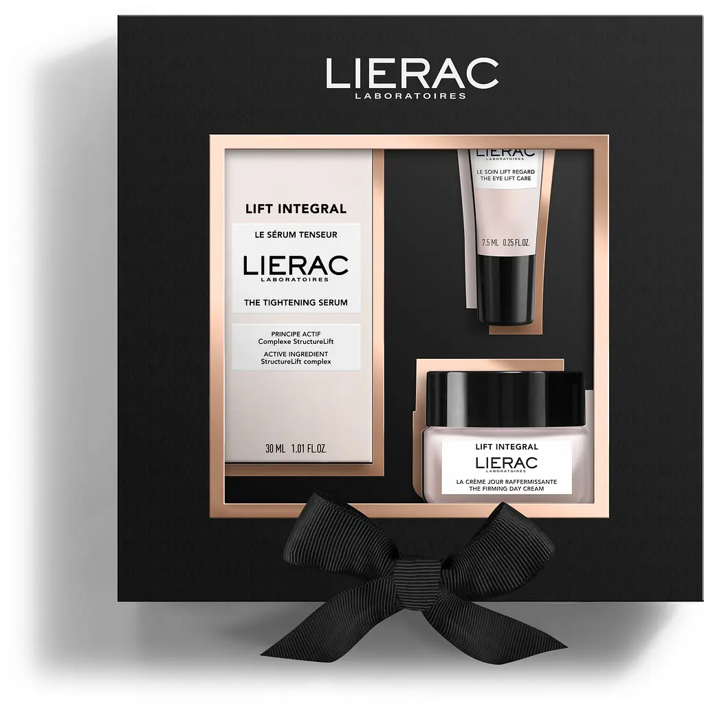 Набор Lierac Lift Integral: Сыворотка для лица 30 мл + Дневной крем 20 мл + Средство для контура глаз 7.5 мл - фото 2