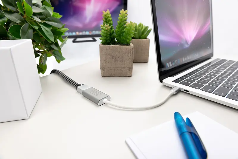 Адаптер Digitus USB-C - HDMA UHD 4K, M/F, 0.2м teh0018498 - фото 3