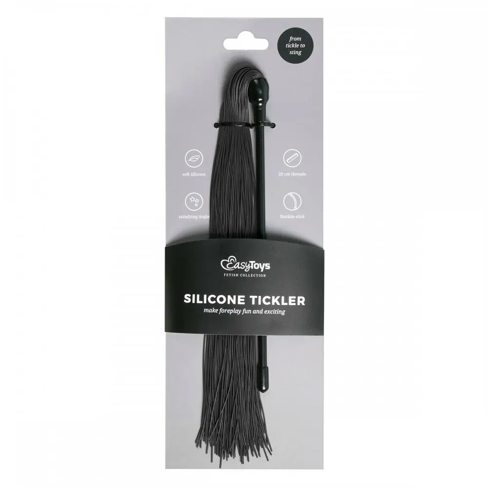 Хлист силіконовий Black Silicone Tickler - фото 3