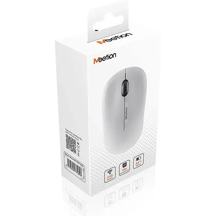 Миша бездротова MeeTion MT-R545 біла - фото 3
