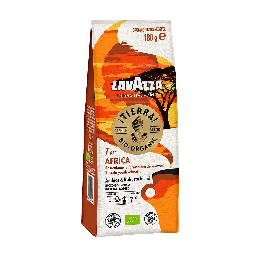 Кава мелена Lavazza Tierra Africa Bio 180 г