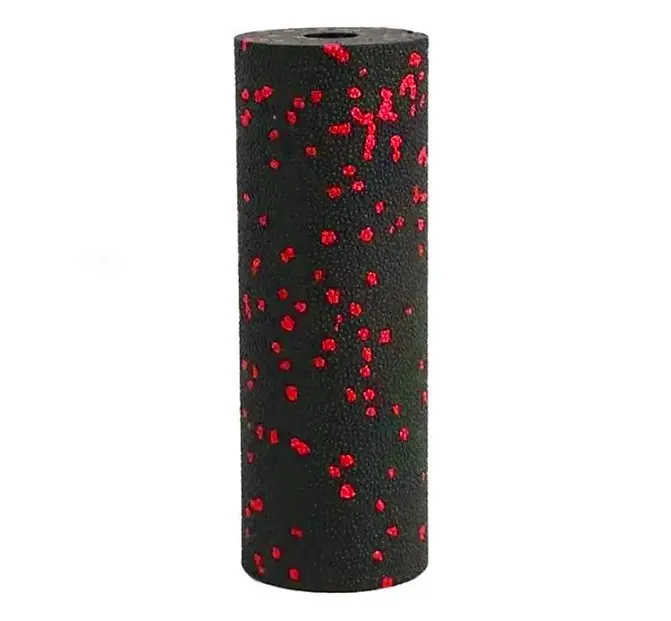 Массажный ролик (роллер) гладкий PowerPlay PP-4346 Mini EPP Foam Roller Черно/Красный (15,3x5,3 см) (PP_4346_Red_(15*5)) - фото 2