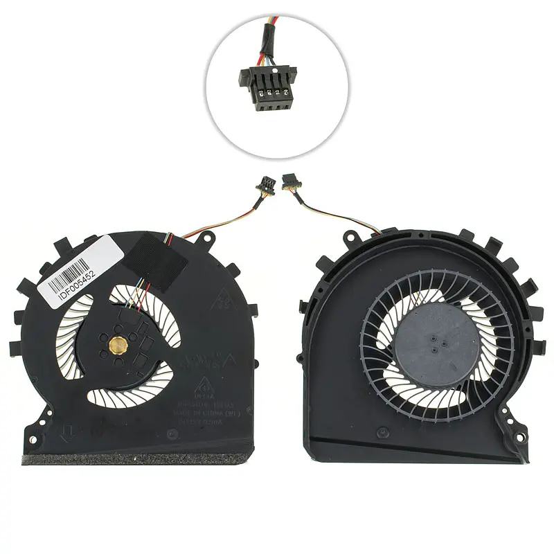 Вентилятор для ноутбука HP Pavilion Gaming 15-DK (CPU + GPU FAN) (L56900-001 + L57170-001) (Кулер) - фото 2