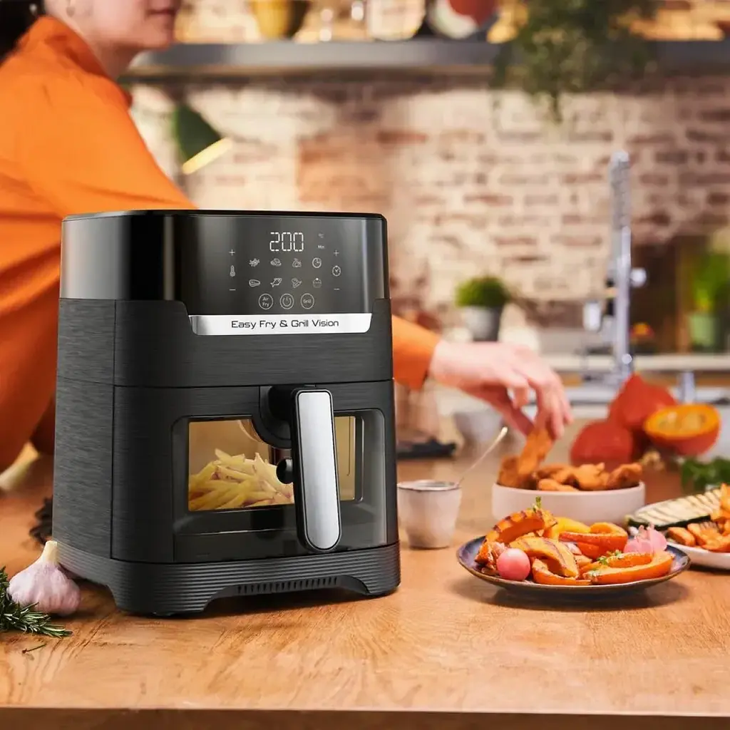 Мультипіч Tefal Easy Fry & Grill Vision Window 1550Вт 4.2л 10 програм з віконцем пластик чорний - фото 6