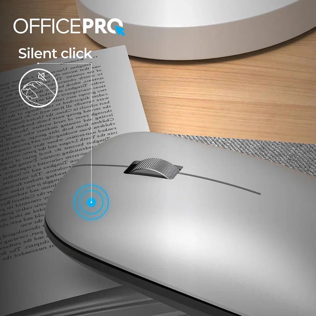 Миша OfficePro M225S Silent Click Wireless Silver [144298] - фото 9