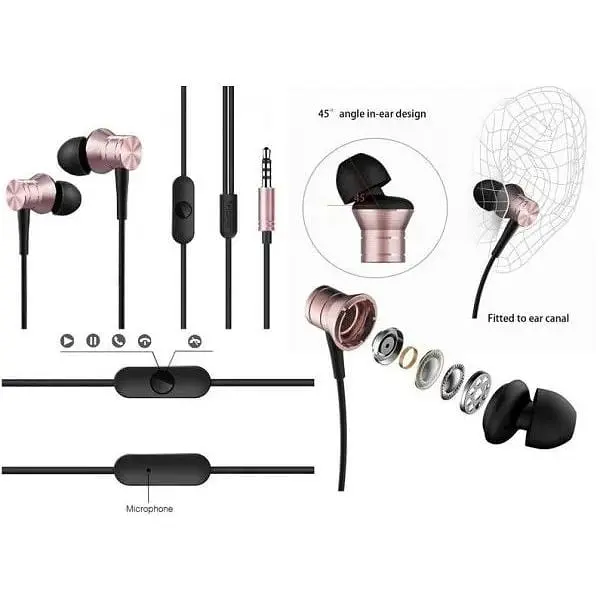 Наушники 1More E1009 Piston Fit Mic Pink (E1009-PINK) E1009-PINK - фото 3