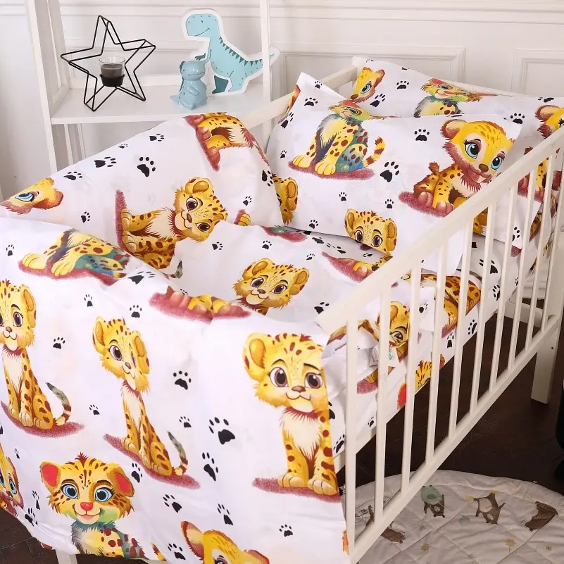 Підковдра MirSon Бязь Kids Time 20-0034 King Tiger 160х220 см (2200009639067) - фото 2