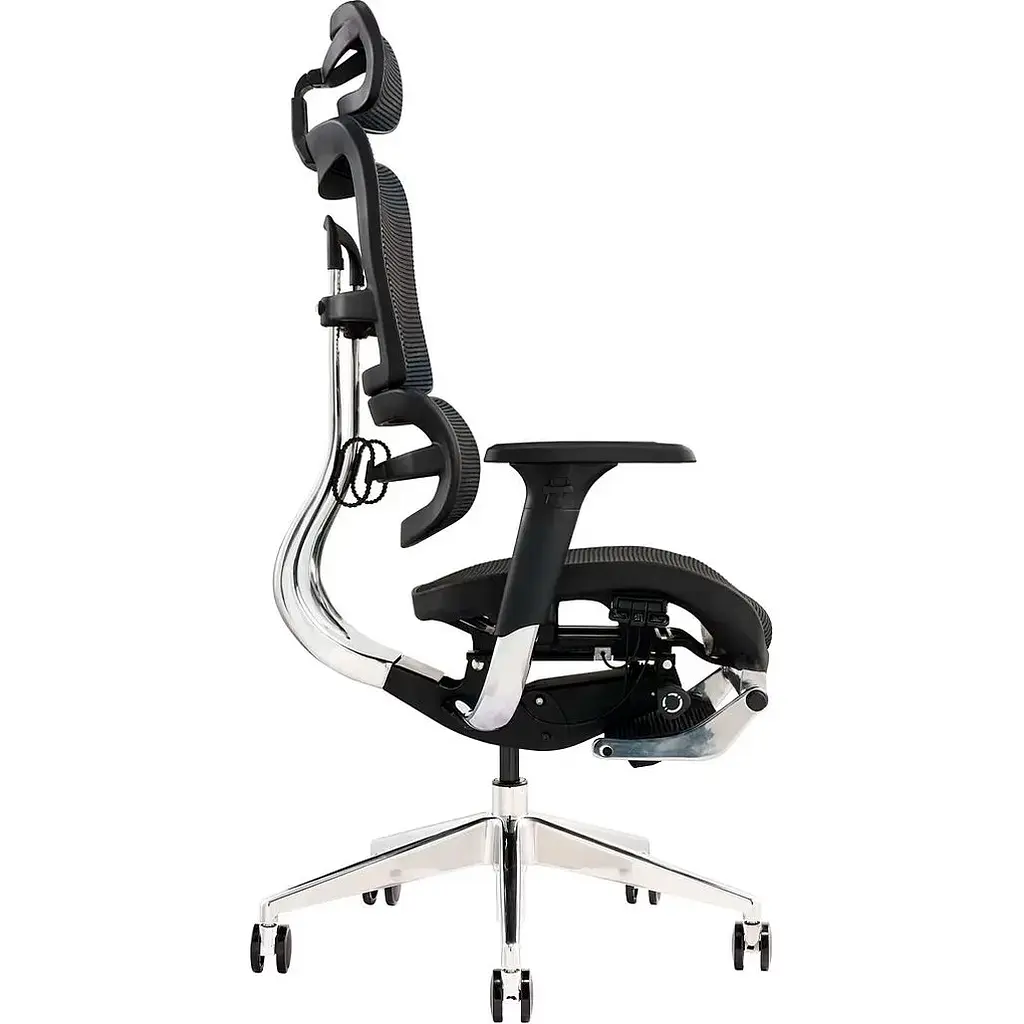 Офісне крісло GT Racer X-802L Black (W-21) [132224] - фото 4
