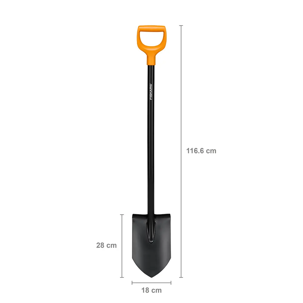 Лопата штикова Fiskars Solid 117 см (1066716) - фото 2