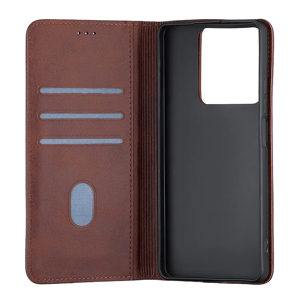 Чохол-книжка Premium Xiaomi Redmi Note 13 5G Dark Brown - фото 2