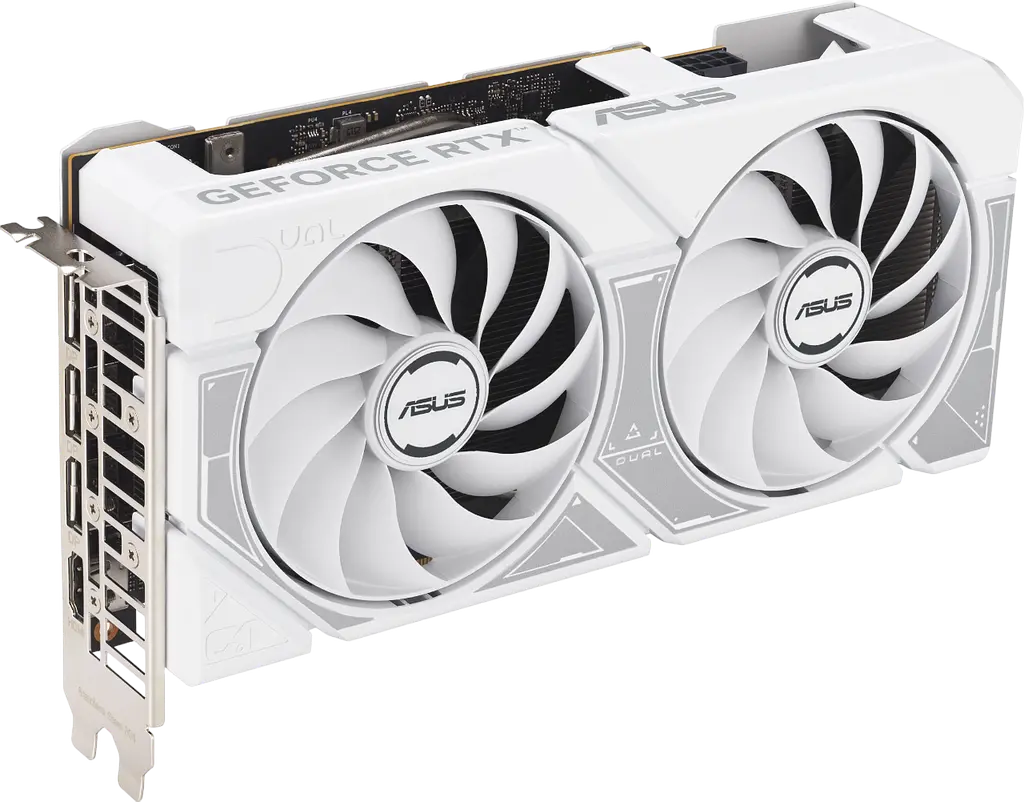 Видеокарта GeForce RTX 5060 8GB Asus Dual OC White (DUAL-RTX5060-O8G-WHITE) - фото 2