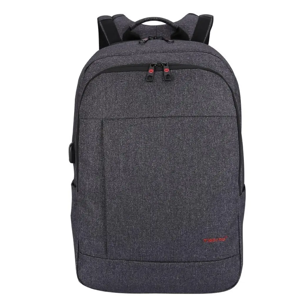 Рюкзак міський Tigernu T-B3142 з USB портом та відсіком для ноутбука до 17'' 18л Grey (19384) - фото 2