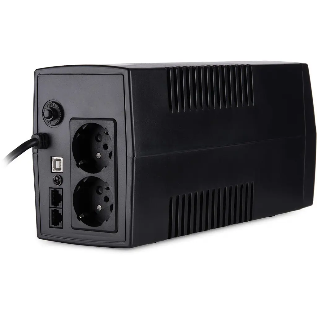 Пристрій безперебійного живлення Vinga LCD 800VA plastic case with USB (VPC-800PU) - фото 6