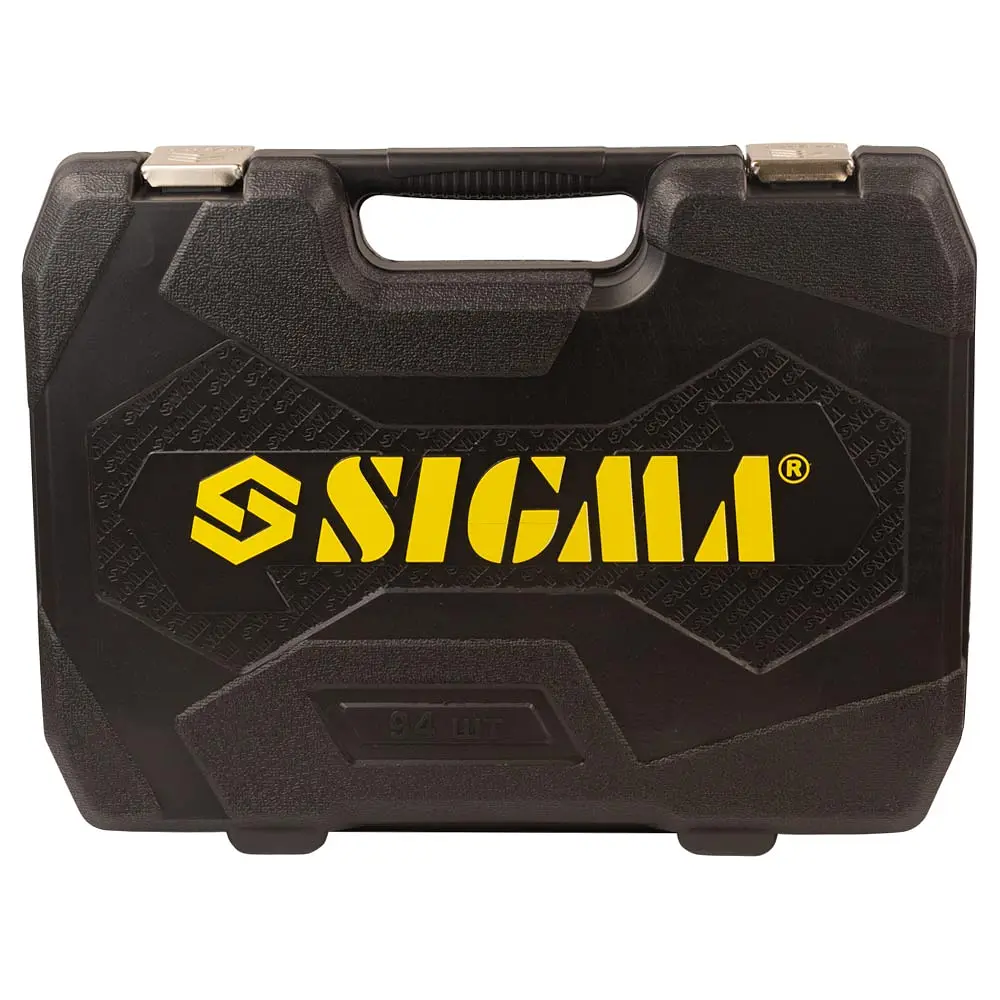 Набір насадок торцевих і біт Sigma 1/4", 1/2" 94 шт CrV mid (6003761) - фото 7