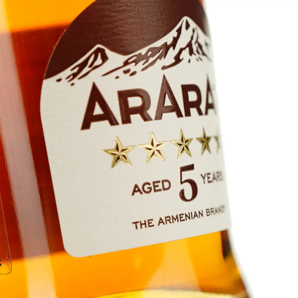 Бренді Арарат 5 зірок, 40%, 0,05 л (732957) - фото 5