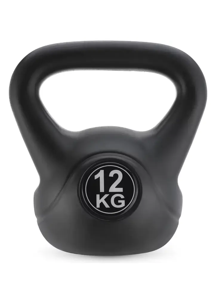 Гиря вінілова Gymtek 12кг чорний - фото 9