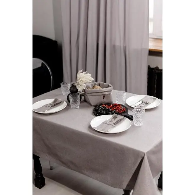 Скатертина Прованс RINO 120х134 см коричнева (38571) - фото 3