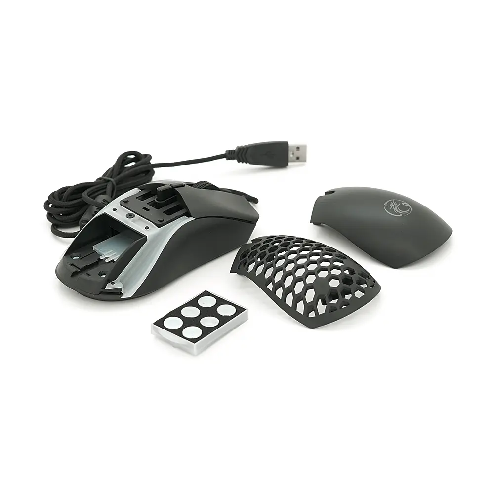 Миша провідна iMICE T60, 7 кнопок, 1200/2400/4800/7200 DPI, Led Lighting, 1,8м, Windows XP/Vista/Win7/8/10 Mac OS X, Black, COLOR BOX, Q50 - фото 4