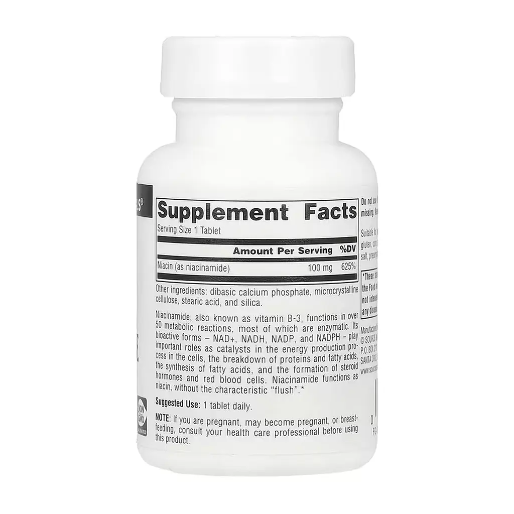 Niacinamide B-3 100 mg - 100 tabs - фото 2