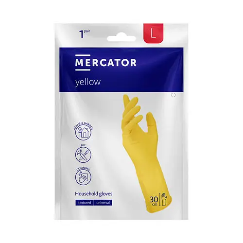 Рукавиці гумові Mercator господарські L (32588)