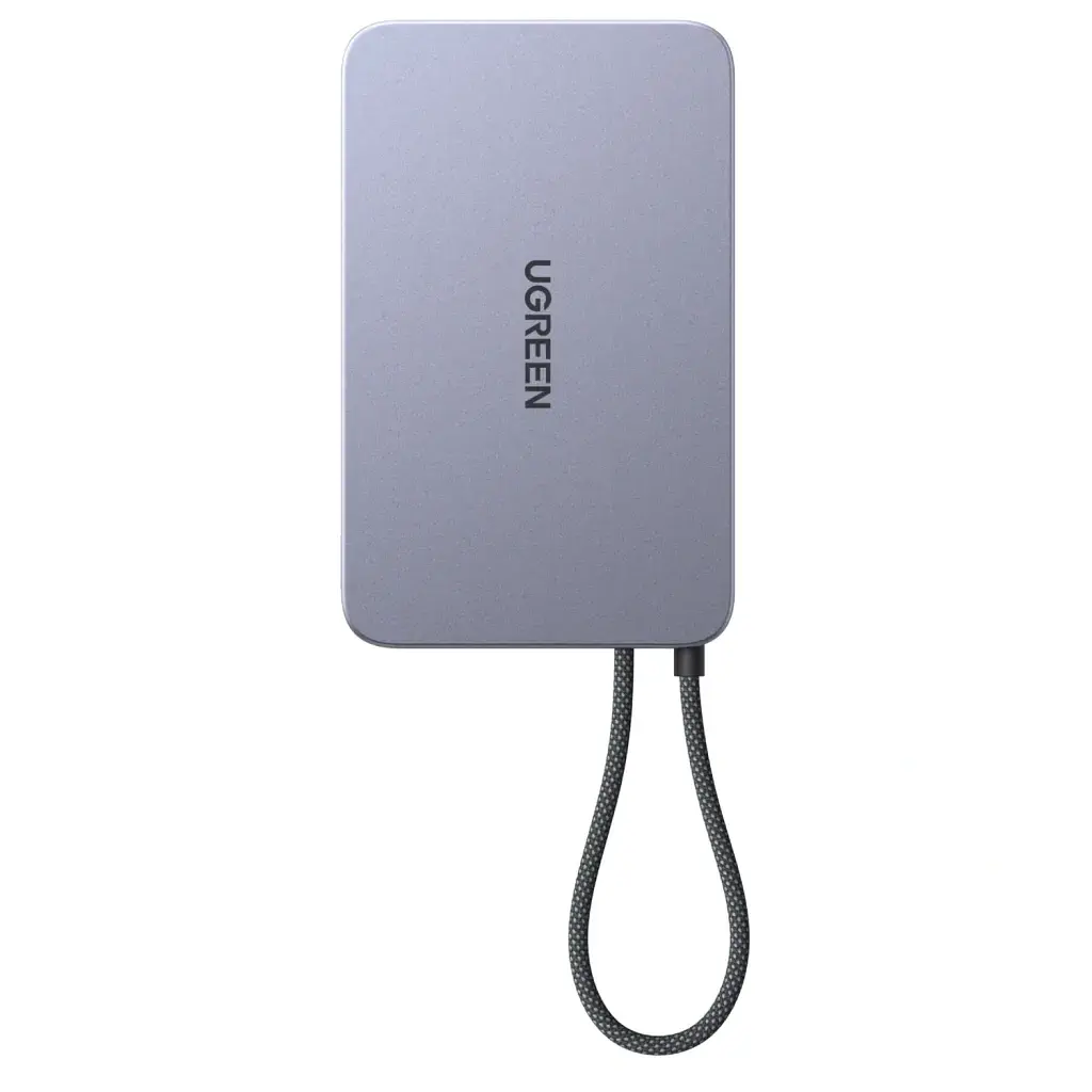 Батарея універсальна Ugreen 10000mAh 30W 1xUSB-C + 15W Magnetic Wireless + cable USB-C black (75982B) - фото 4