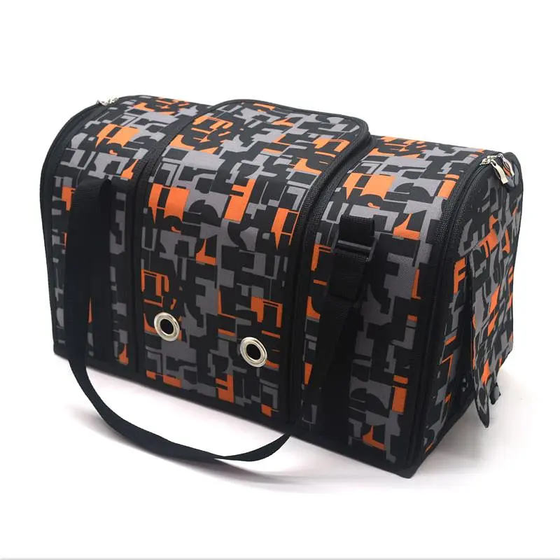 Сумка-переноска для маленьких собак и кошек Zoo-hunt Мозаика №1 27х46х28 см - фото 9