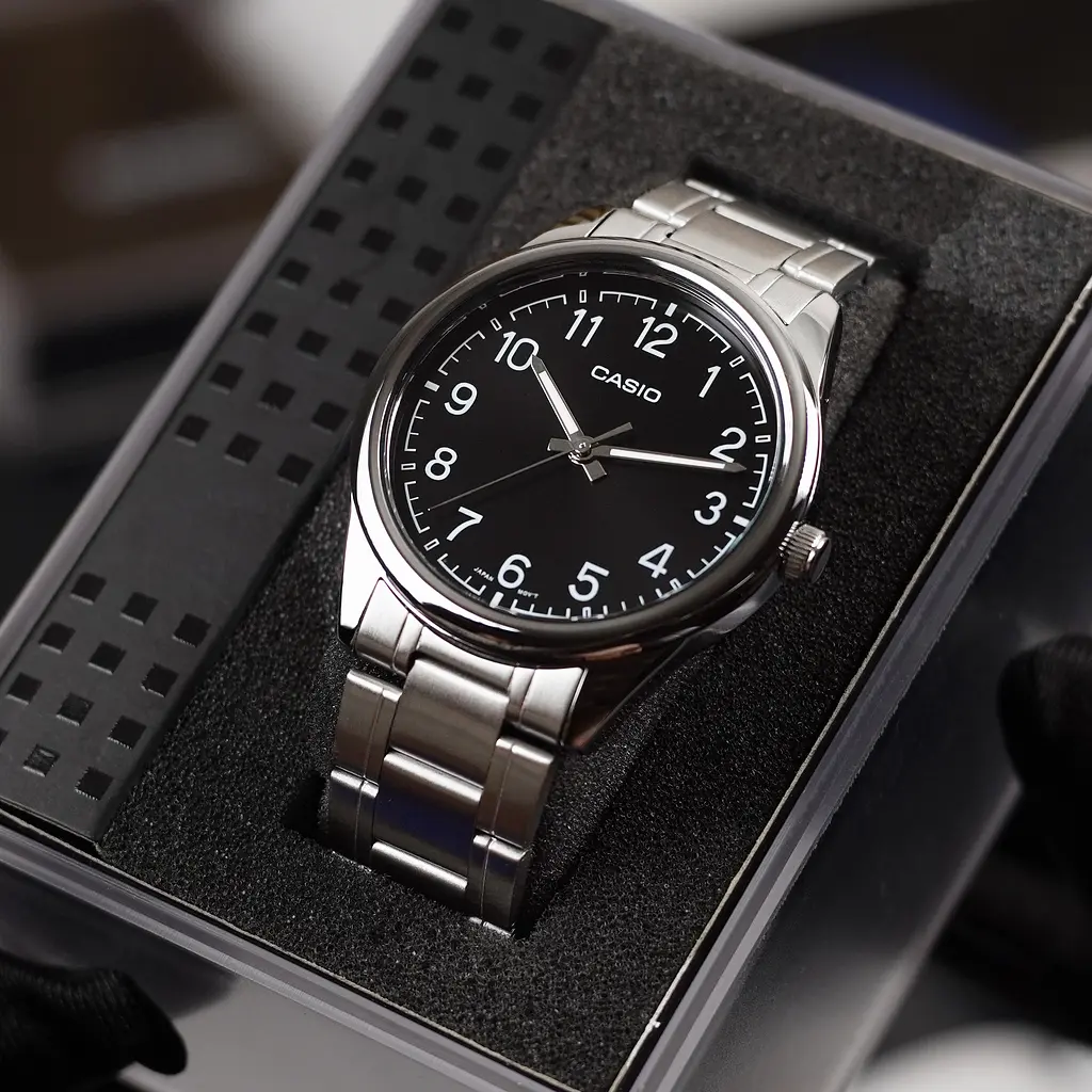 Чоловічий годинник Casio MTP-V005D-1B4 Сріблястий ( AT1141-0037 ) - фото 6