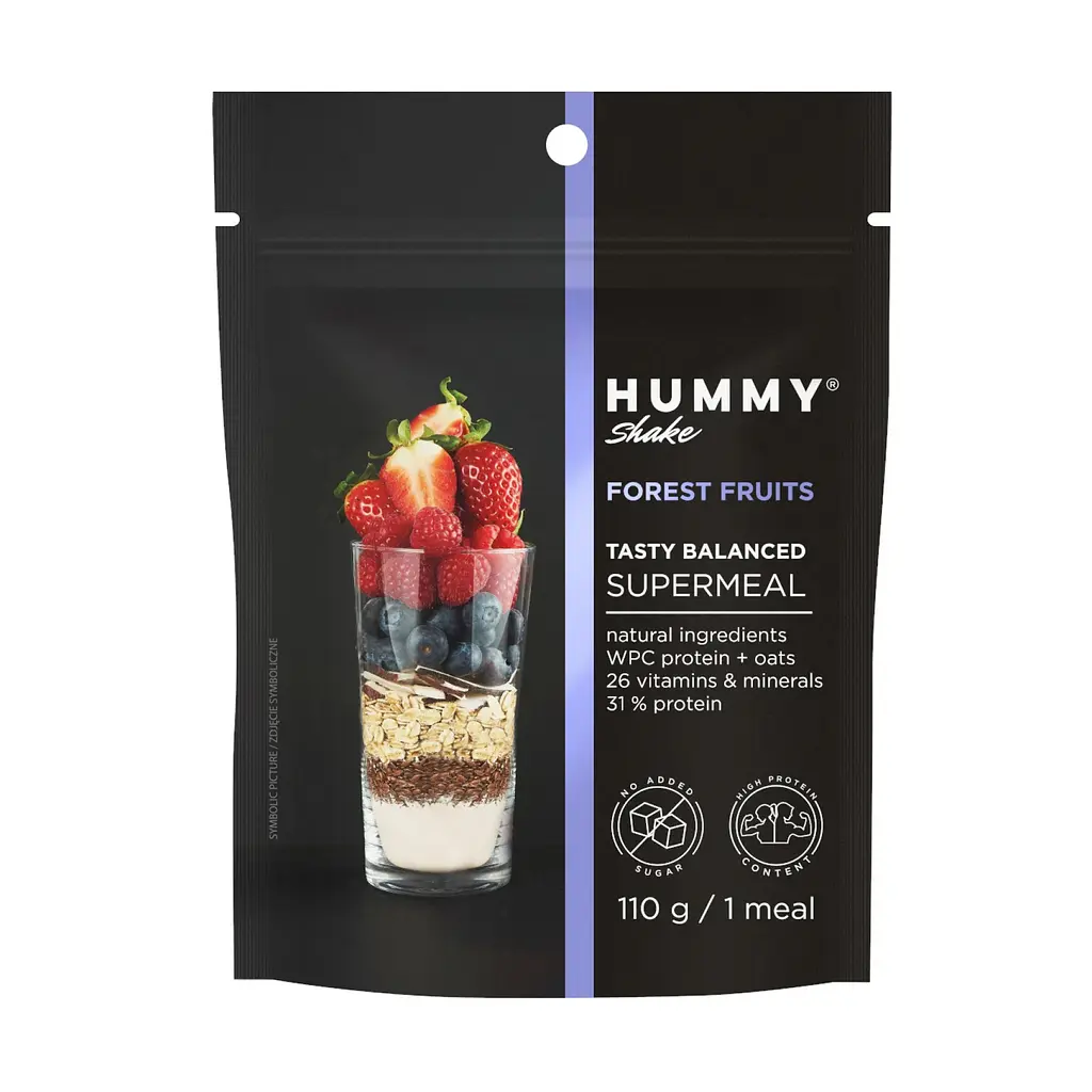 Hummy Shake Tasty Balanced Supermeal — 110 г Forest Fruits