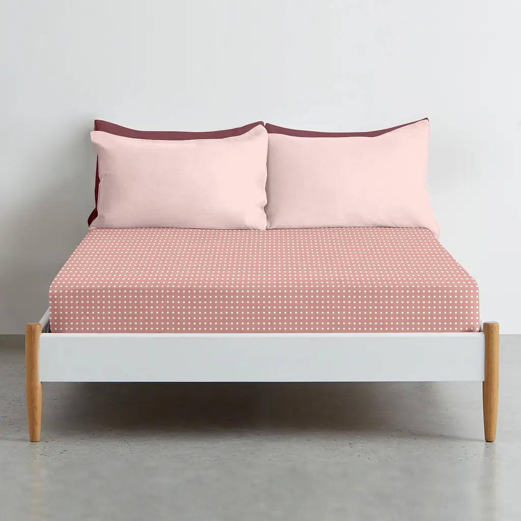 Простирадло на резинці для коляски та люльки Cosas Copper Dots 40х80х5 см (DropBrick-4008_FittedStroller_40х80) - фото 3