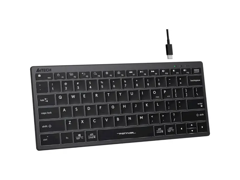 Клавіатура A4Tech Fstyler FX61 Gray