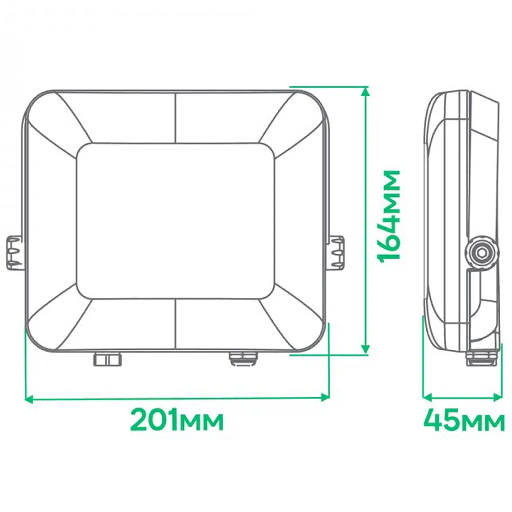 Світлодіодний прожектор Ardero LL-4050ARD PRO 50 Вт 6500 K чорний (80227) - фото 4