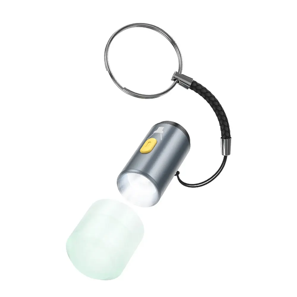 Фонарик Hoco UA38A LED мини брелок питания от Type-C - фото 4