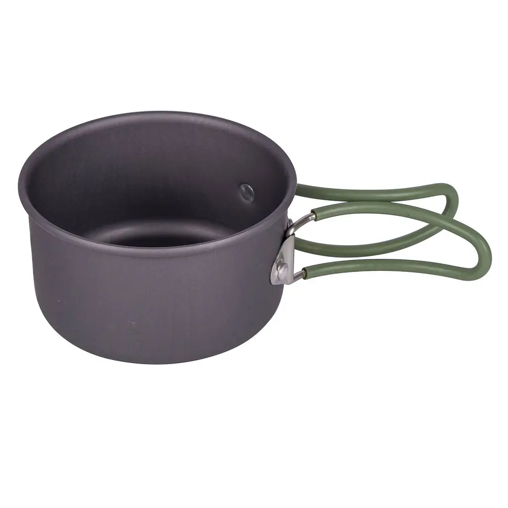 Набір посуду Bo-Camp Explorer 2 Pieces Hard Anodized Anthracite / Green (2200240) - фото 7