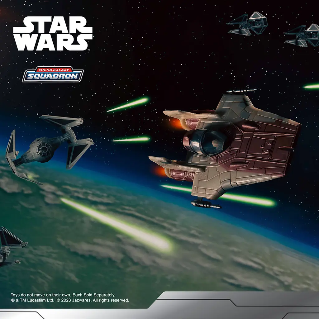 Ігрова колекційна фігурка Jazwares Star Wars Micro Galaxy Squadron A-Wing 7.5 см (SWJ0079) - фото 11