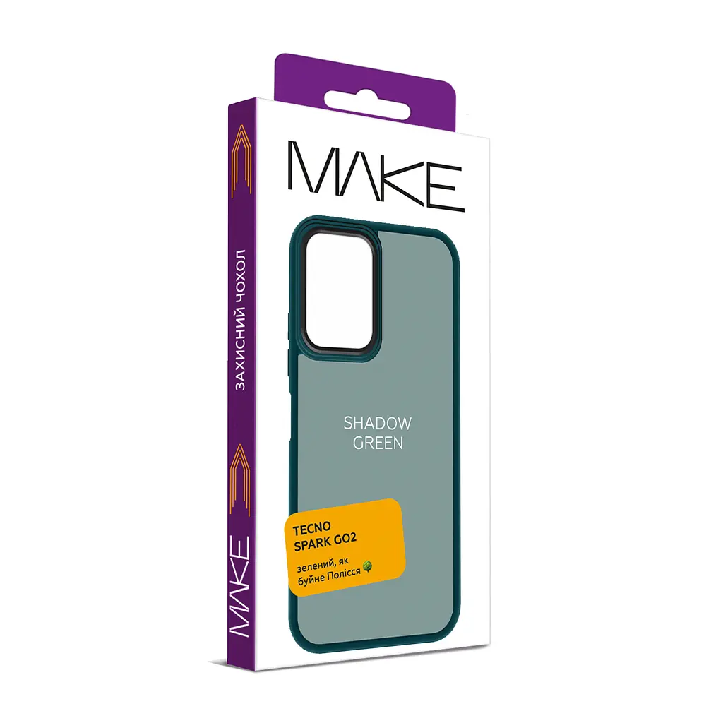 Чохол MAKE Tecno Spark Go 2 Shadow Green - фото 2