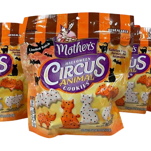 Печиво у формі тварин Mother's Halloween Circus Animal Cookies 255 г - фото 6