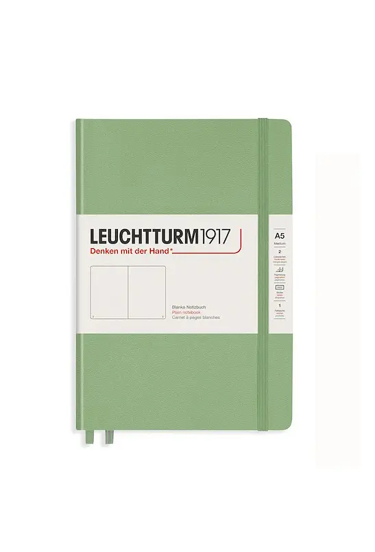 Блокнот Leuchtturm1917 Muted Colours Середній, Sage, крапка (361584) - фото 7