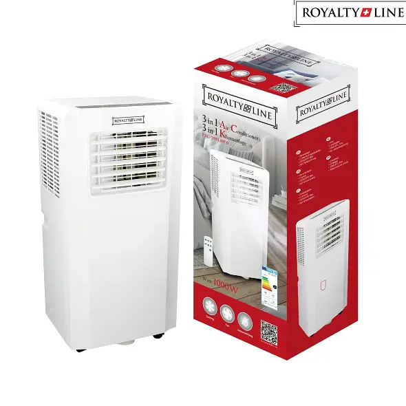 Мобільний кондиціонер Royalty Line PAC-2600.697.9 2,6кВт з дистанційним керуванням - фото 4