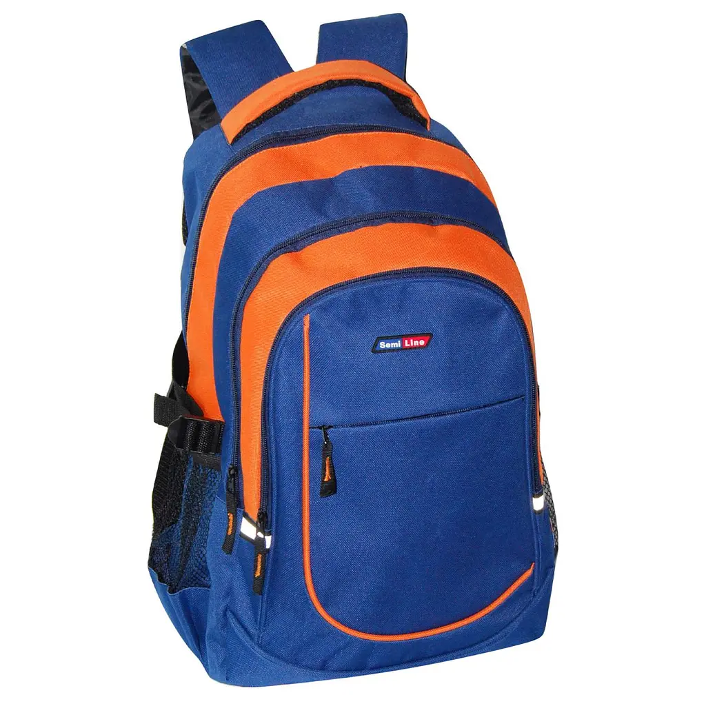 Рюкзак міський Semi Line 33 Blue/Orange (4668-7) - фото 2