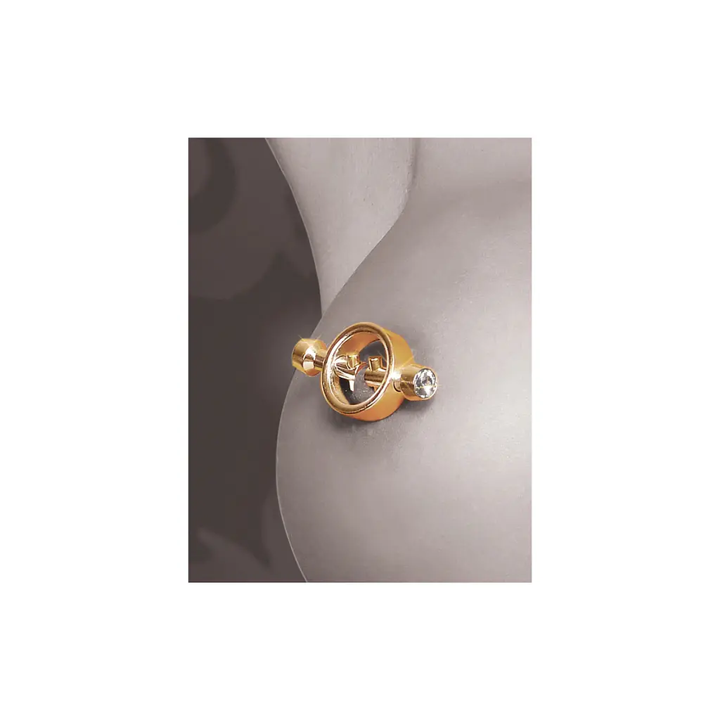 Зажимы для сосков Pipedream Gold Magnetic Clamps 2.5 см золотой - фото 3