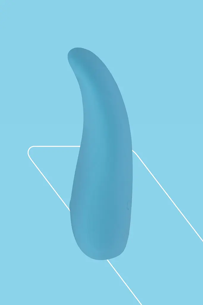 Вібратор FairyGasm ThrillLeaf 9.8 см блакитний - фото 7