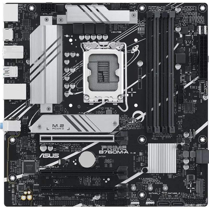 Материнская плата Asus Prime B760M-A-CSM Socket 1700 - фото 2