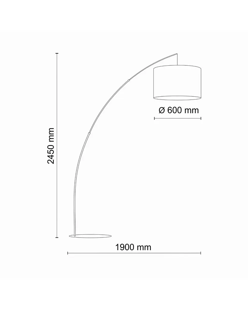 Торшер Tk Lighting 5487 Moby E27 1x15W IP20 - фото 3