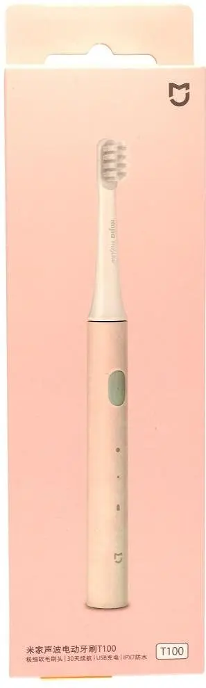 Електрична зубна щітка MiJia Sonic Electric Toothbrush T100 Pink - фото 3