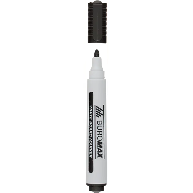 Маркер Buromax для магнитных сухостираемых досок черный (BM.8800-01) - фото 2