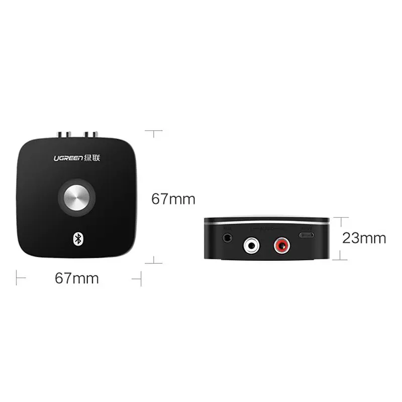Приемник Bluetooth UGREEN Wireless Bluetooth Audio Receiver 5.1 with 3.5mm and 2RCA Adapter CM106 - фото 4
