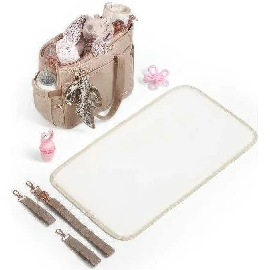 Сумка для мами BabyOno Carmen 30х15.5х26 см бежева (1571/02) - фото 3